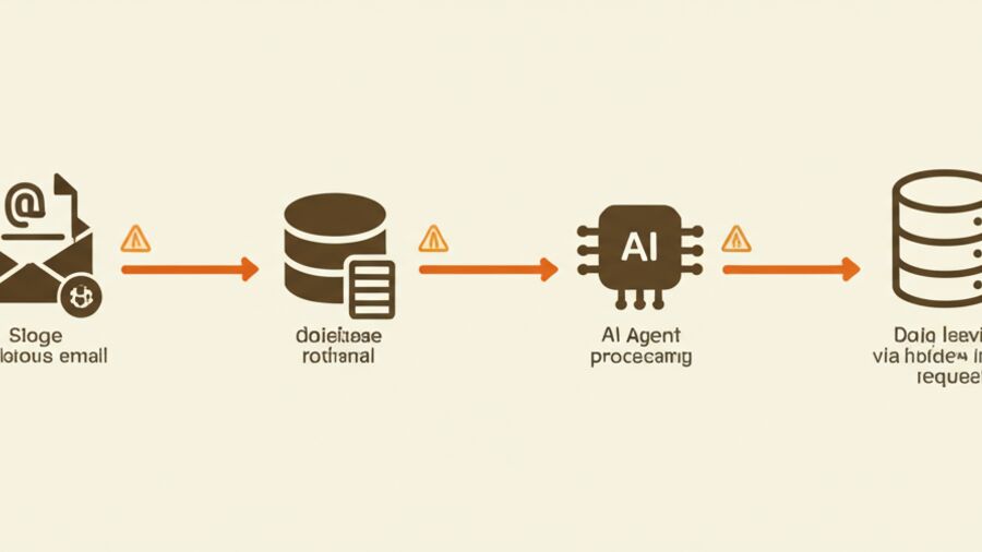 Prompt Injection Attack Flow